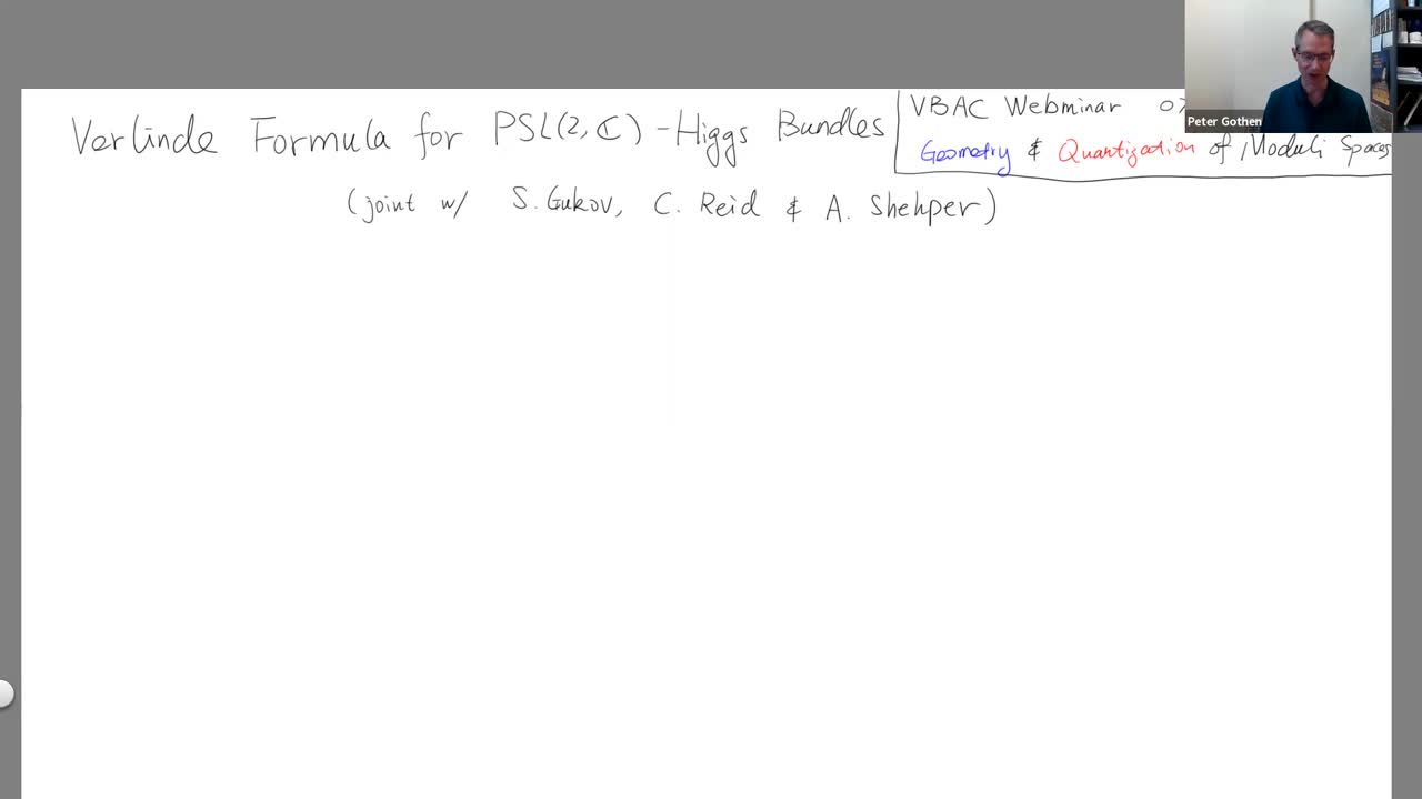 Verlinde Formula for PSL(2,C) Higgs bundles