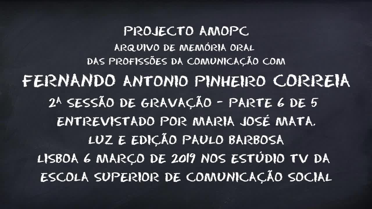 Fernando Correia - parte 6 de 6