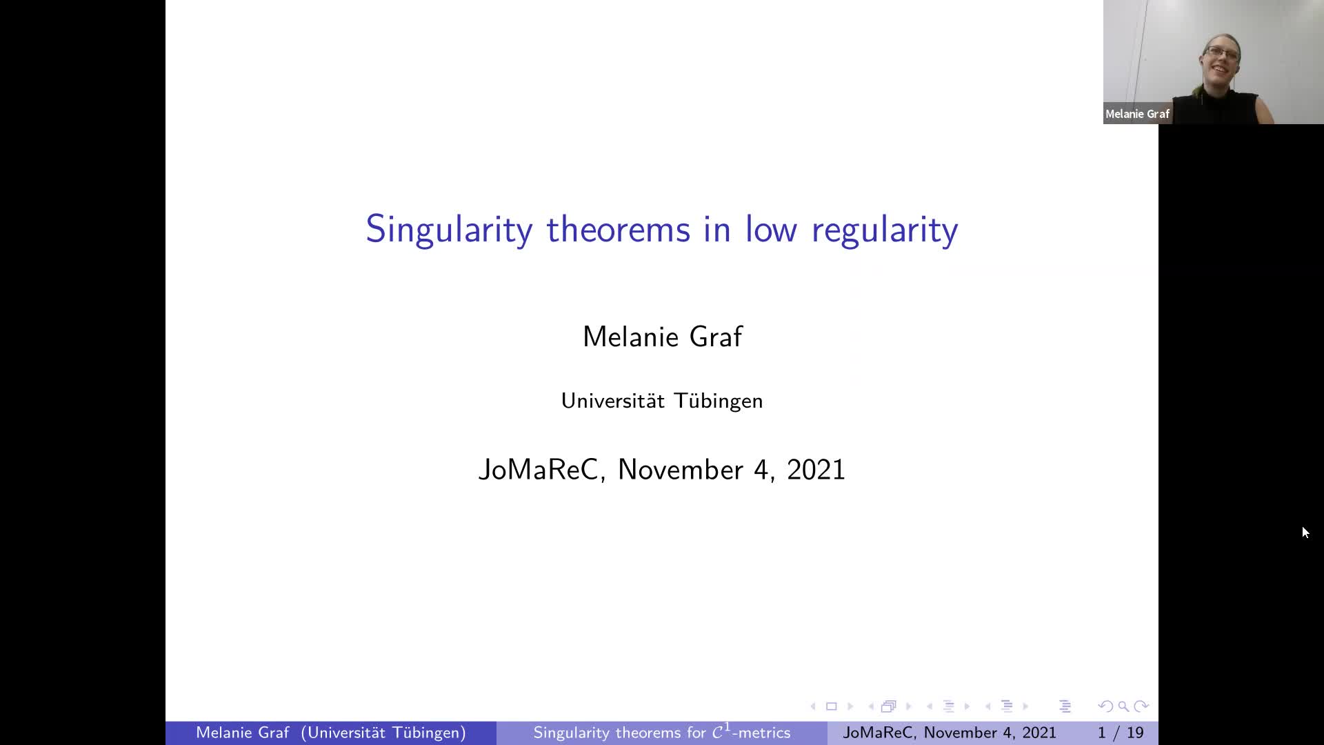  2021.11.04 Singularity theorems in low regularity