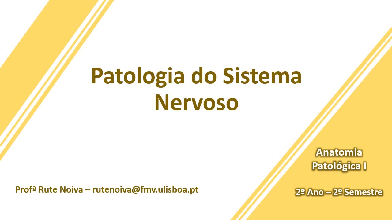 Patologia do Sistema Nervoso