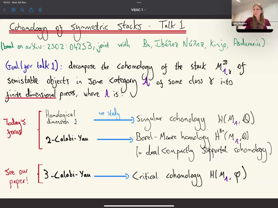 Cohomology of symmetric stacks I