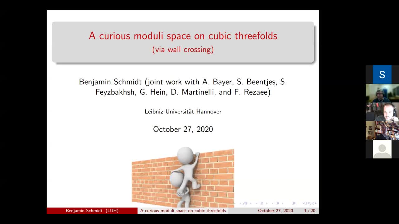 A curious moduli space on cubic threefolds