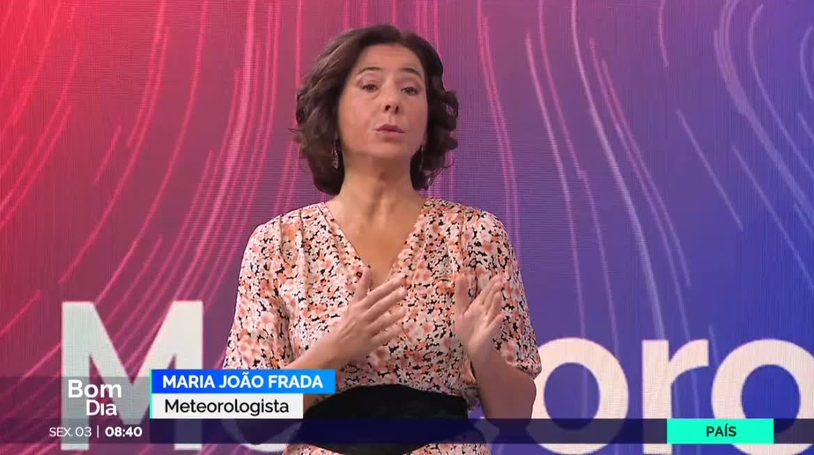  Previsão do estado do tempo, RTP1, 03-10-2025, IPMA.