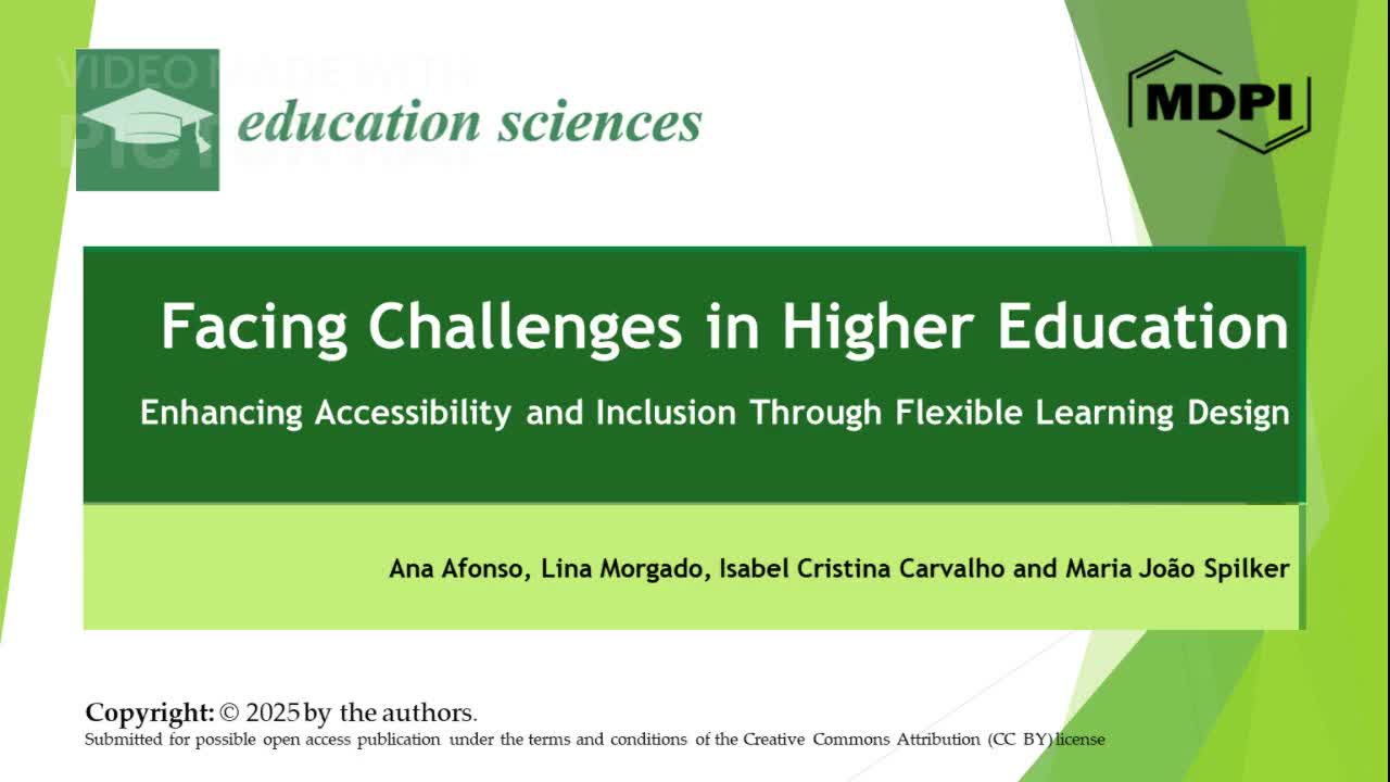  Facing challenges in higher education: enhancing accessibility and inclusion through flexible learning design