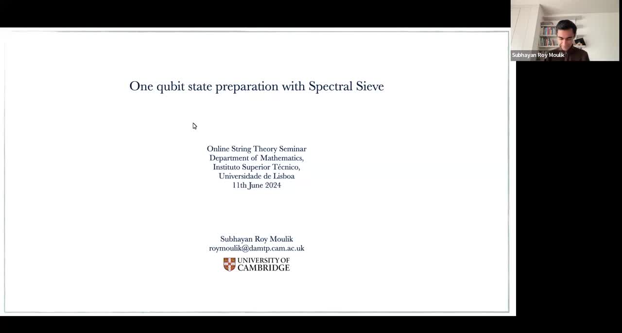 11.06.2024: One qubit state preparation with Spectral Sieve