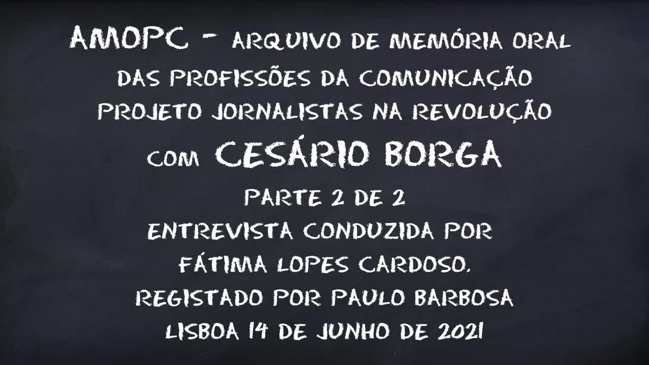 Cesário Borga - Parte 2 de 2