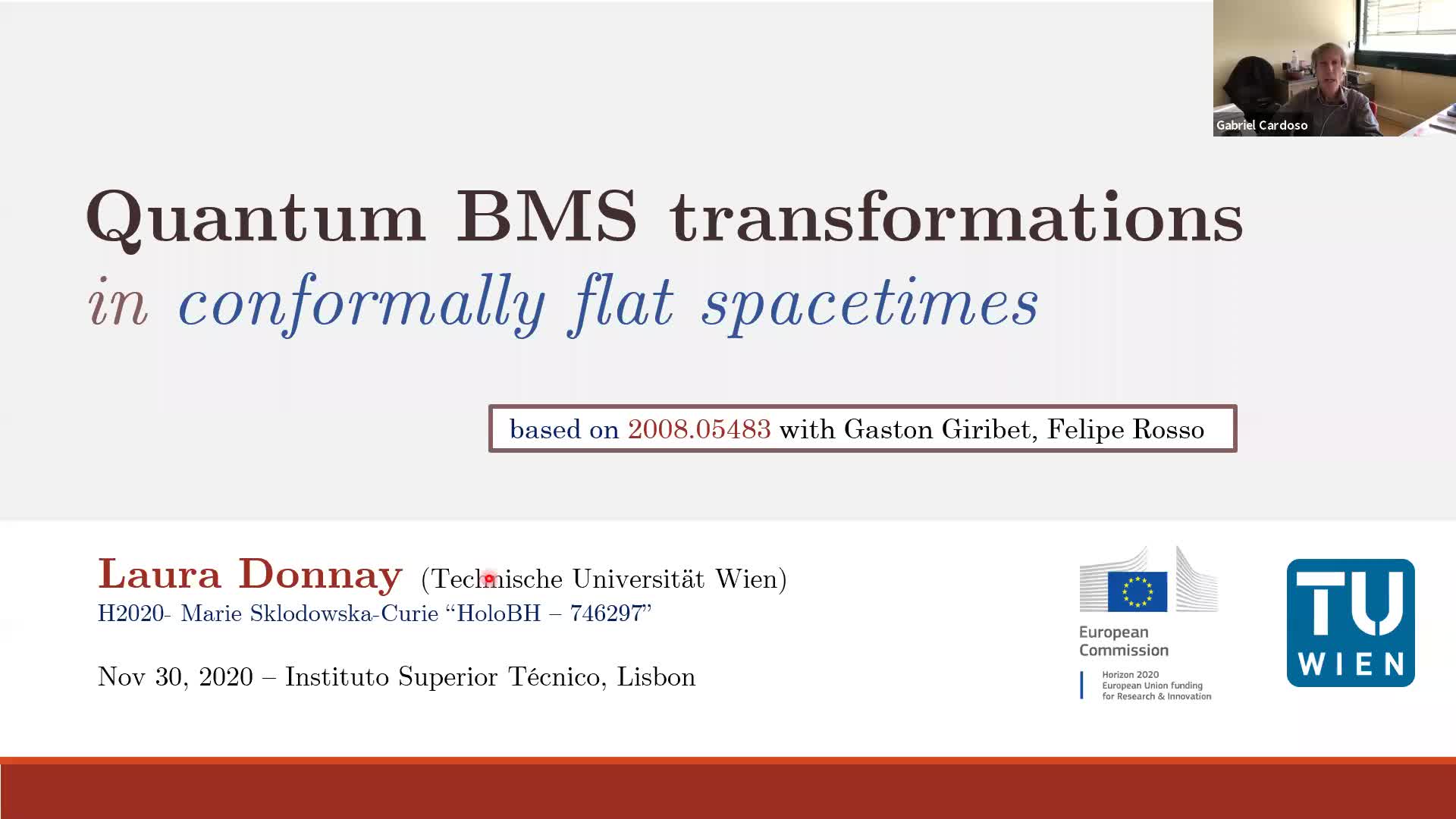 Quantum BMS transformations in conformally flat space-times and holography