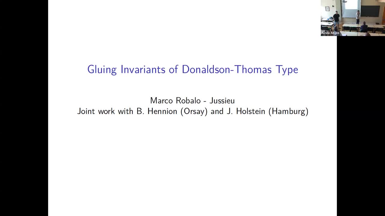  2024.05.07 Gluing Invariants of Donaldson-Thomas Type