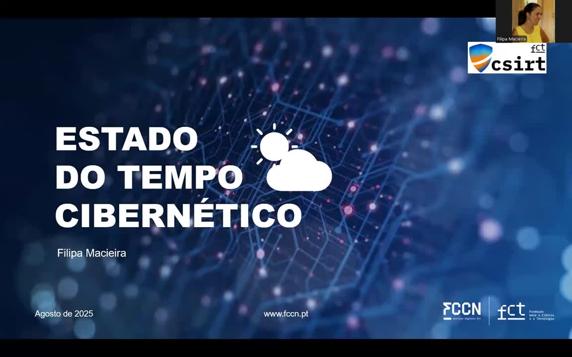 Estado do Tempo Cibernético 2025-08
