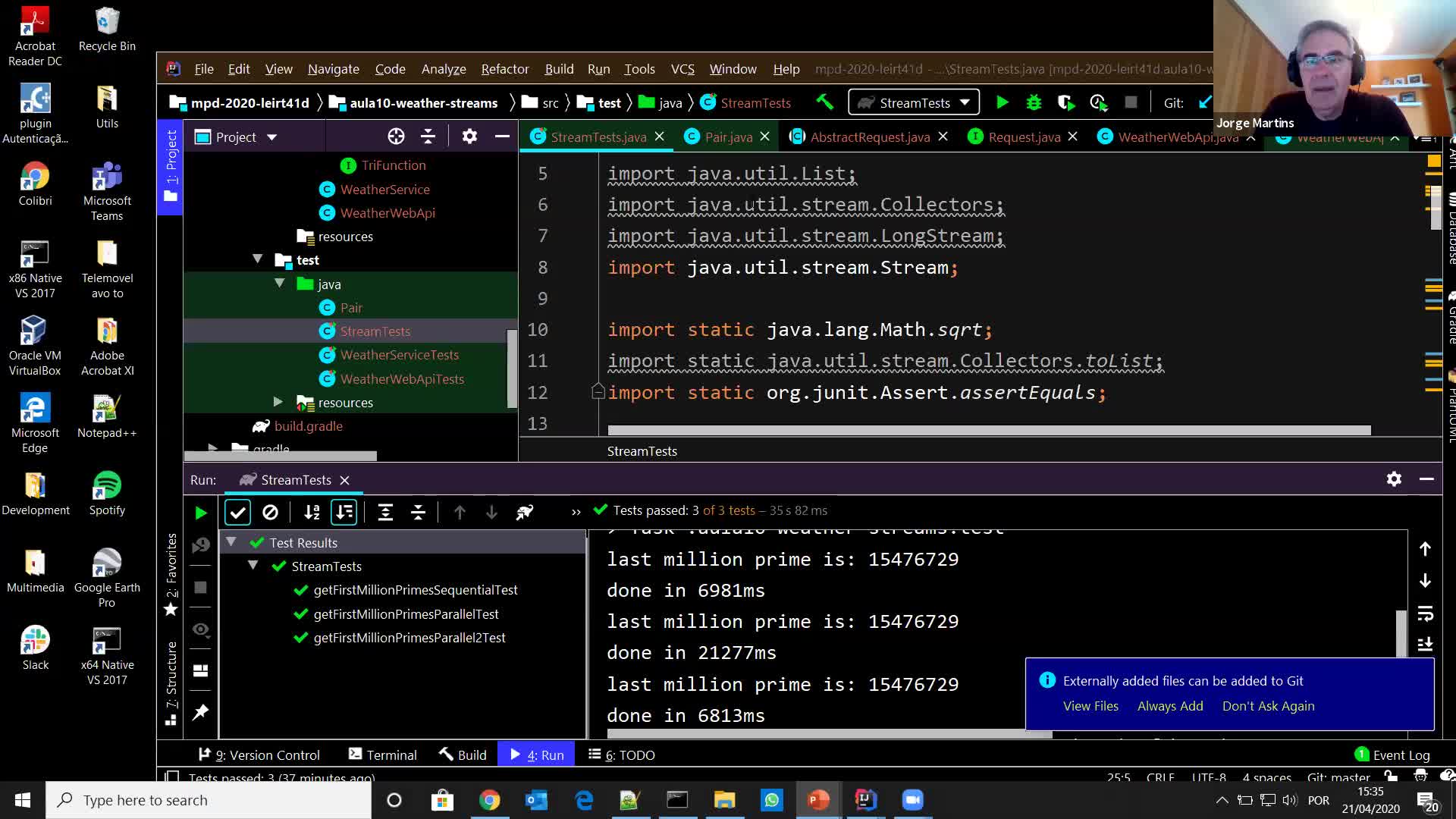 Aula de 21 de abril - As interfaces Stream e Spliterator