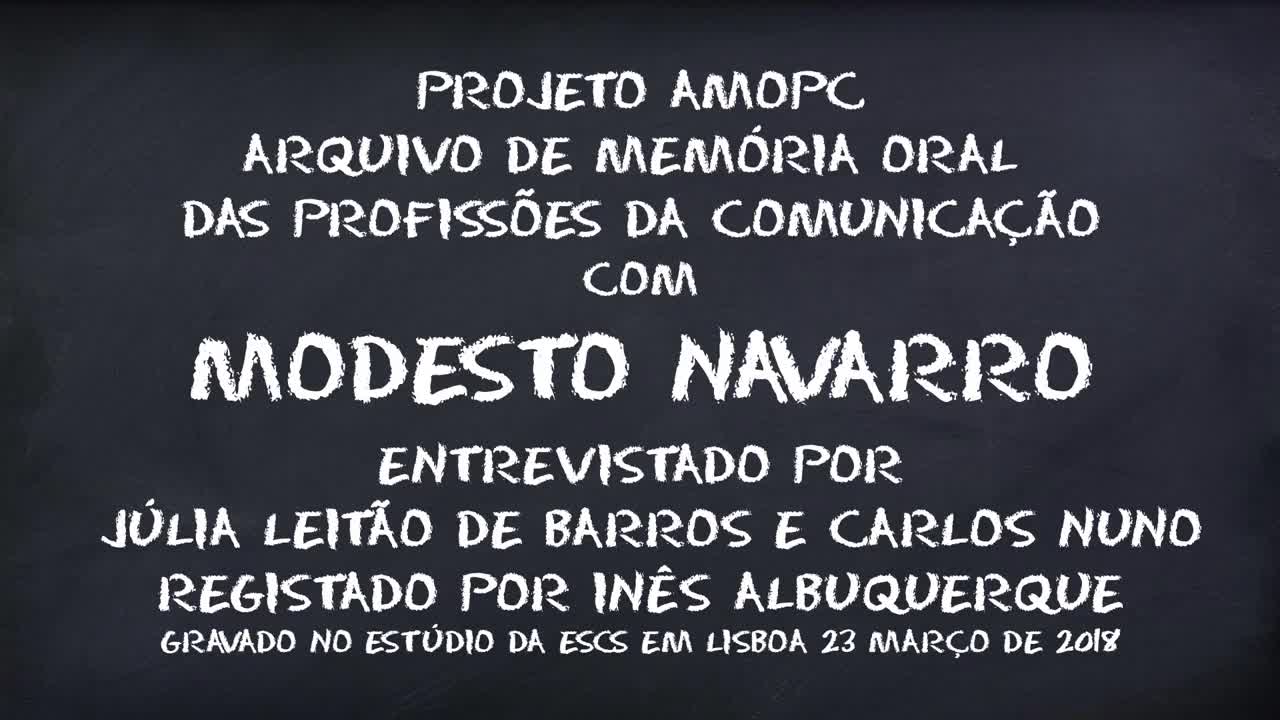 António Modesto Navarro - parte 3 de 6