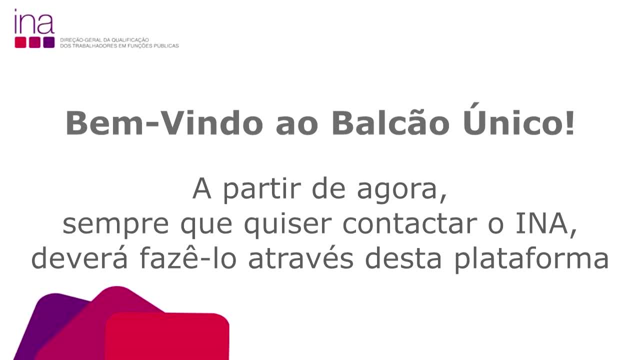 Tutorial balcão Único INA