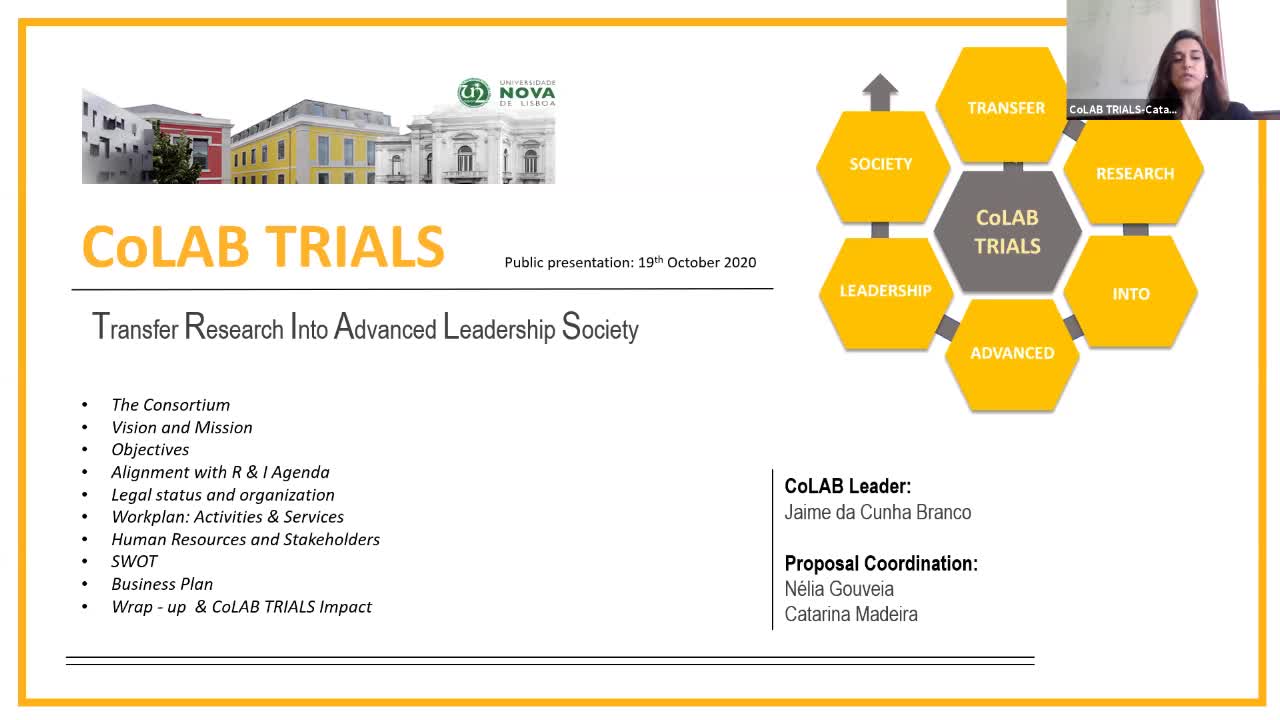  Apresentação: CoLAB Trials - Transferência da Investigação para uma Sociedade com Liderança Avançada
