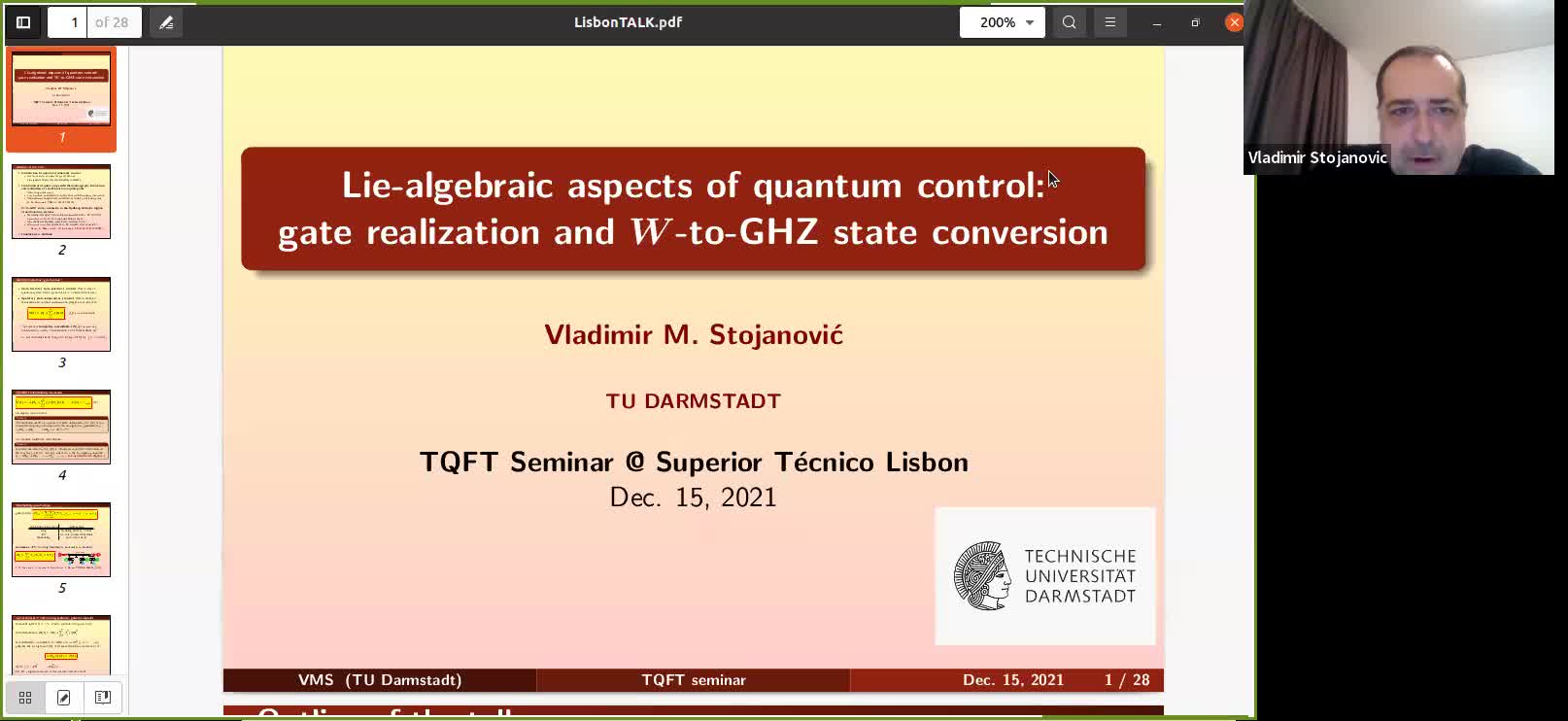  2021.12.15 Lie-algebraic aspects of quantum control: gate realization and W-to-GHZ state conversion