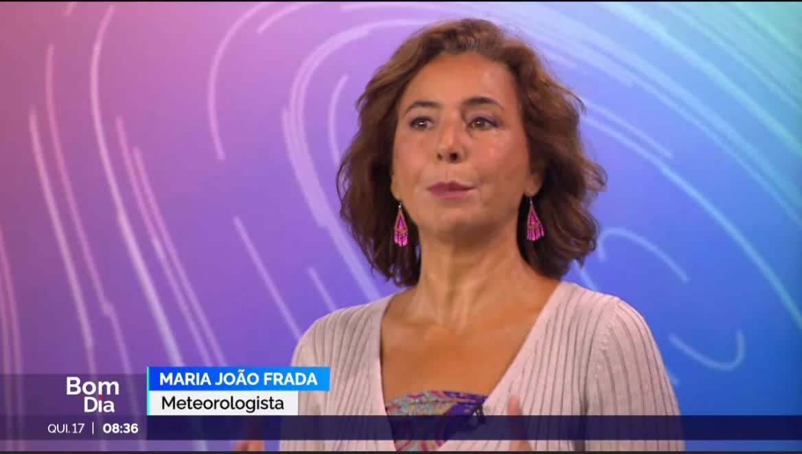  Previsão do estado do tempo, RTP1, 17-07-2025, IPMA.