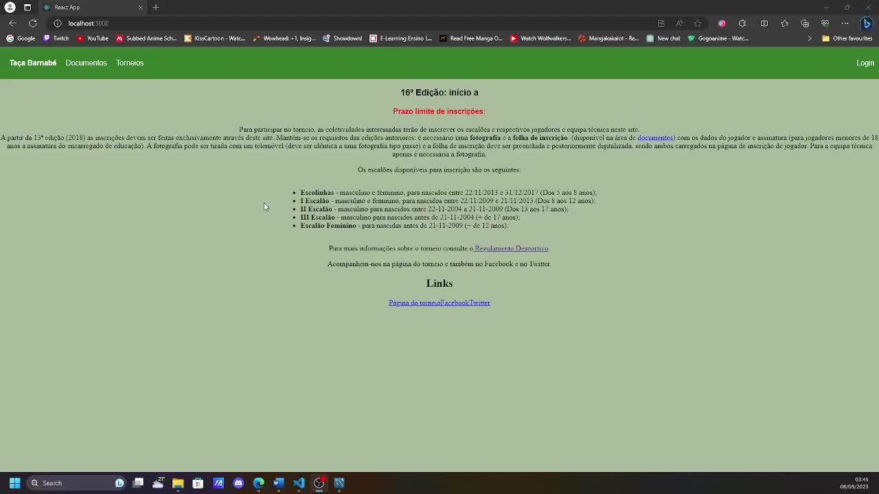 Aplicação para a Gestão de uma Junta de Freguesia