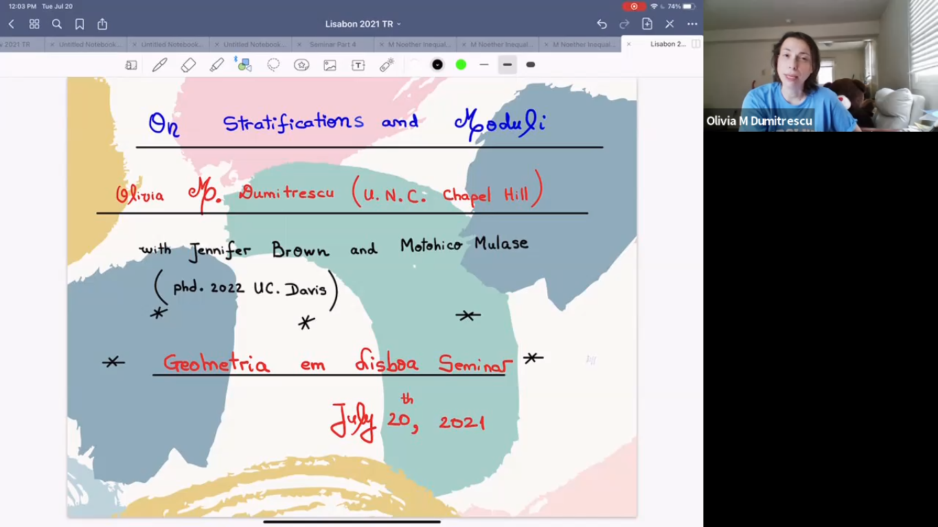  2021.07.20 On stratifications and moduli