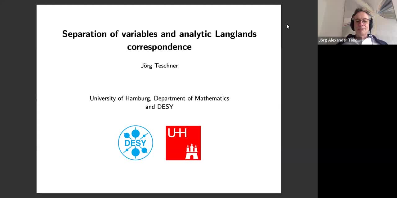  2023.05.16 Separation of variables and analytic Langlands correspondence