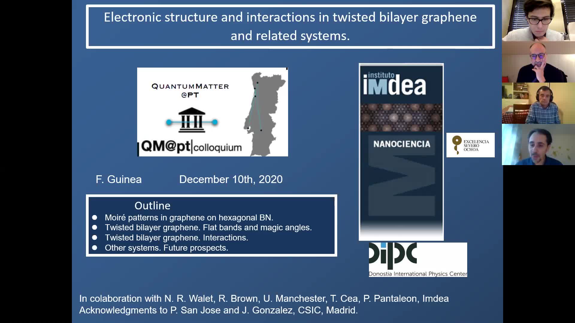  2021.02.11 Twisted Layers, Narrow Bands and New Phases in Two-dimensional Materials
