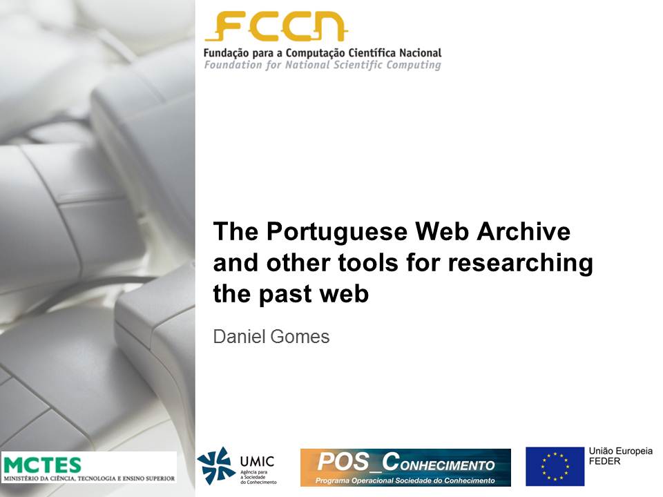 The Portuguese Web Archive and other tools for historical research