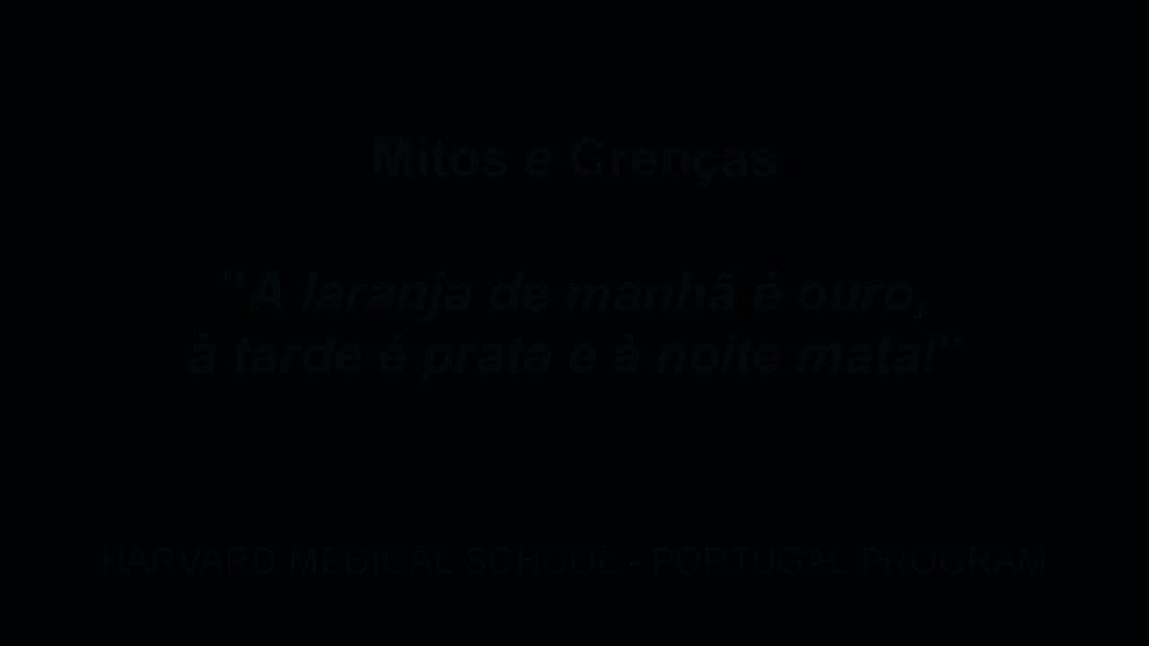 Mitos e Crenças: "A laranja de manhã é ouro, à tarde é prata e à noite mata!"