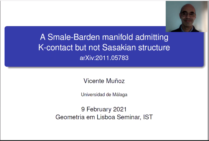  2021.02.10 A Smale-Barden manifold admitting a K-contact but not Sasakian structure