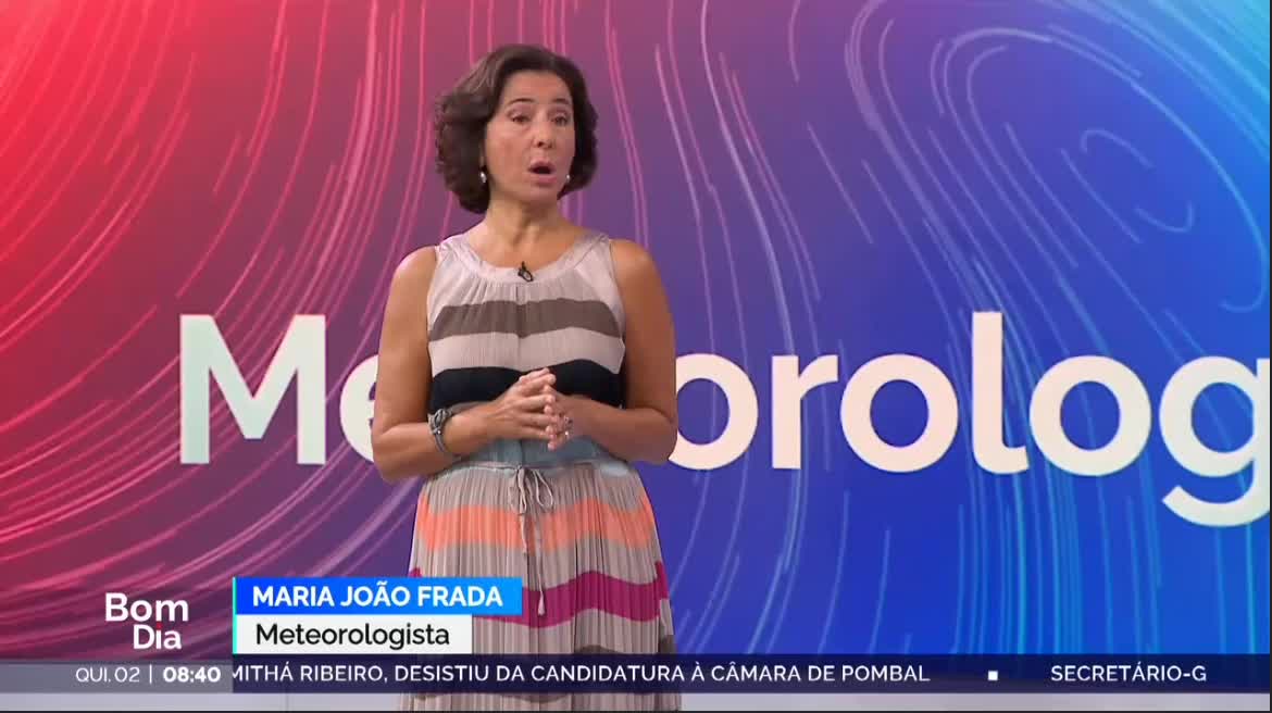  Previsão do estado do tempo, RTP1, 02-10-2025, IPMA.