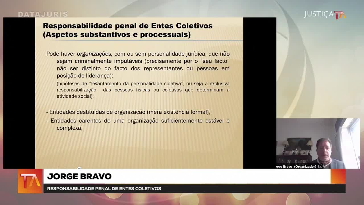  Responsabilidade penal de entes coletivos