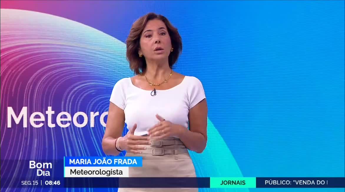  Previsão do estado do tempo, RTP1, 15-09-2025, IPMA.
