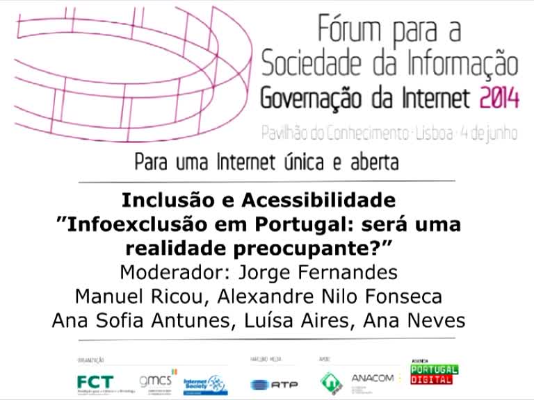 Fórum para a Sociedade da Informação - Governação da Internet 2014