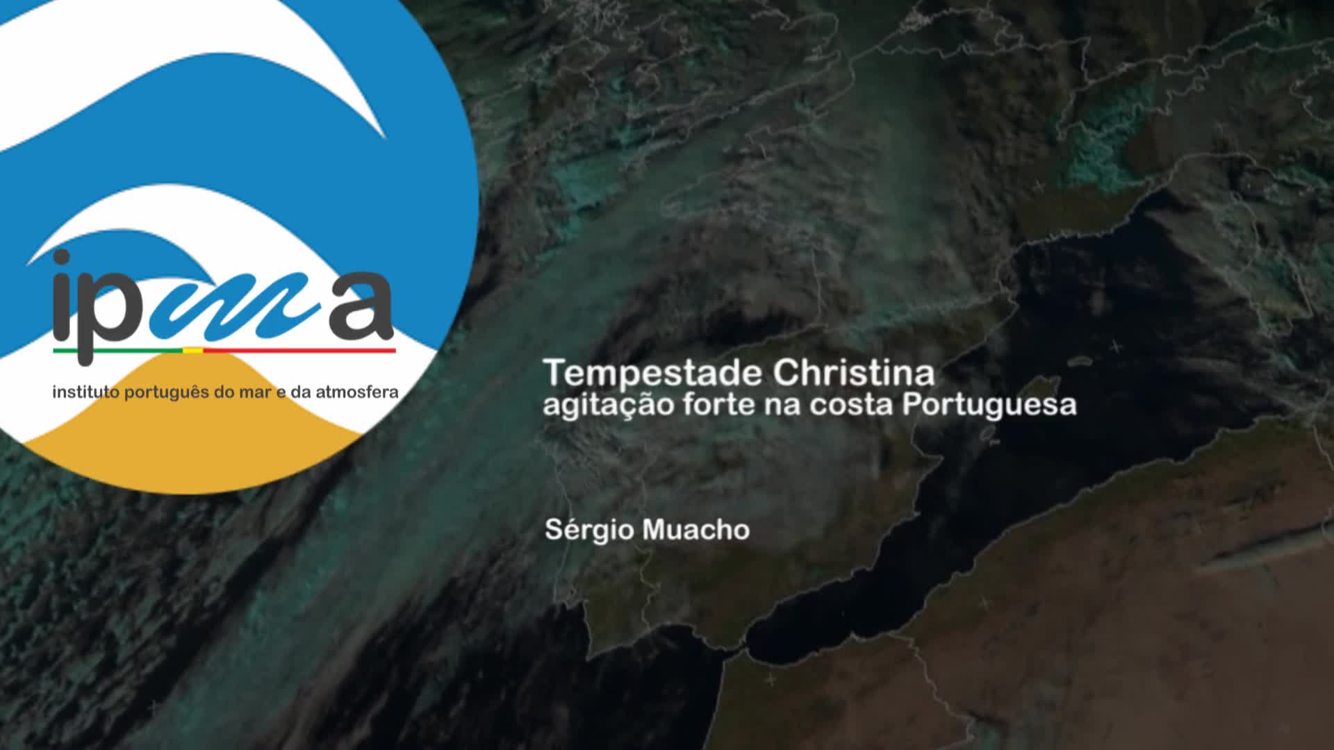  Tempestade Christina, agitação forte na costa Portuguesa