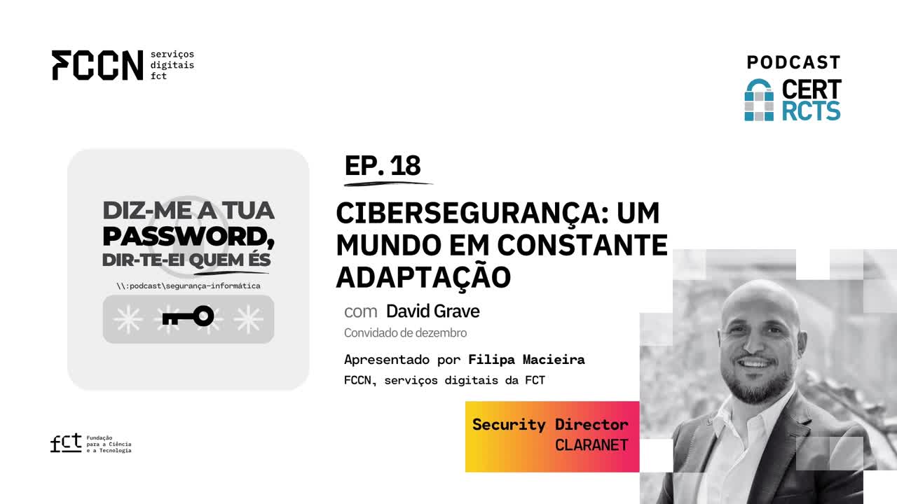  Podcast - DIZ-ME A TUA PASSWORD, DIR-TE-EI QUEM ÉS - EP.18 com David Grave