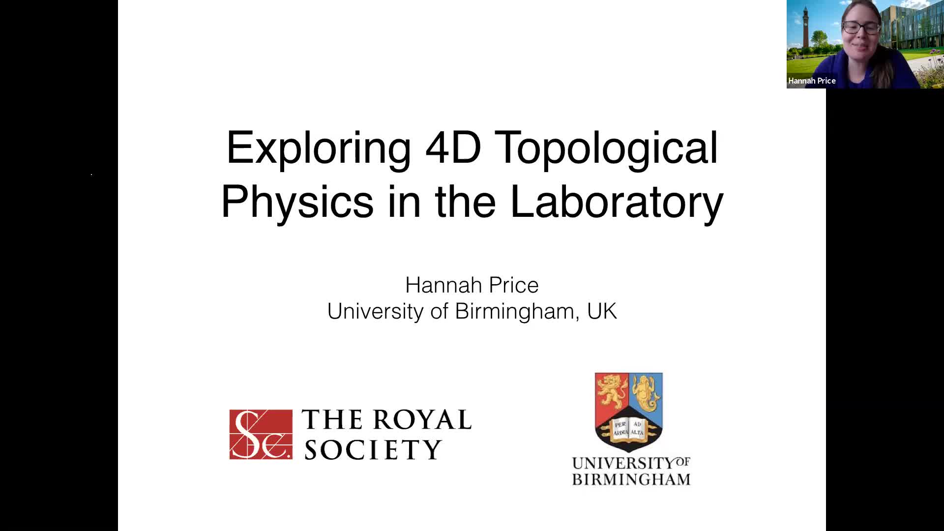  2021.03.08 Exploring 4D topological physics in the laboratory