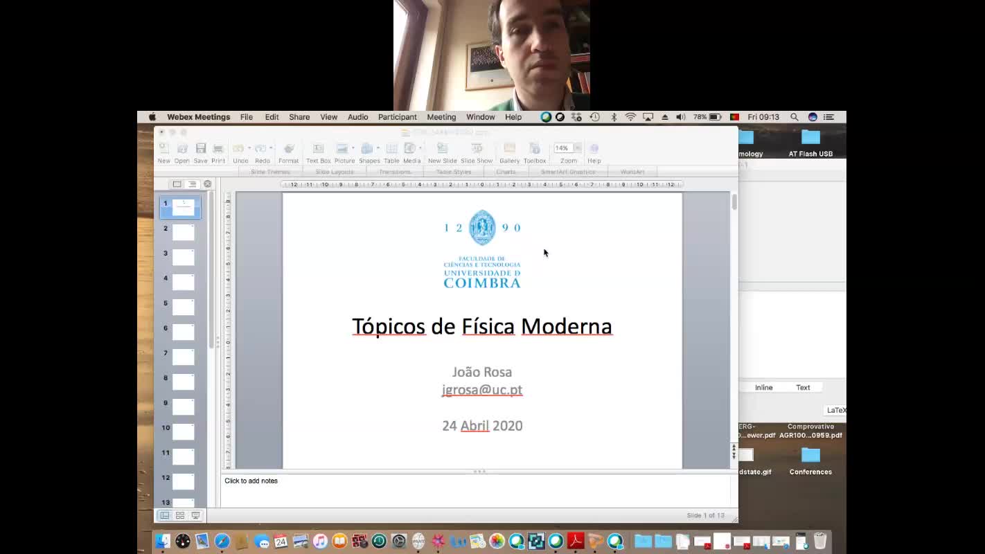 Tópicos de Física Moderna 