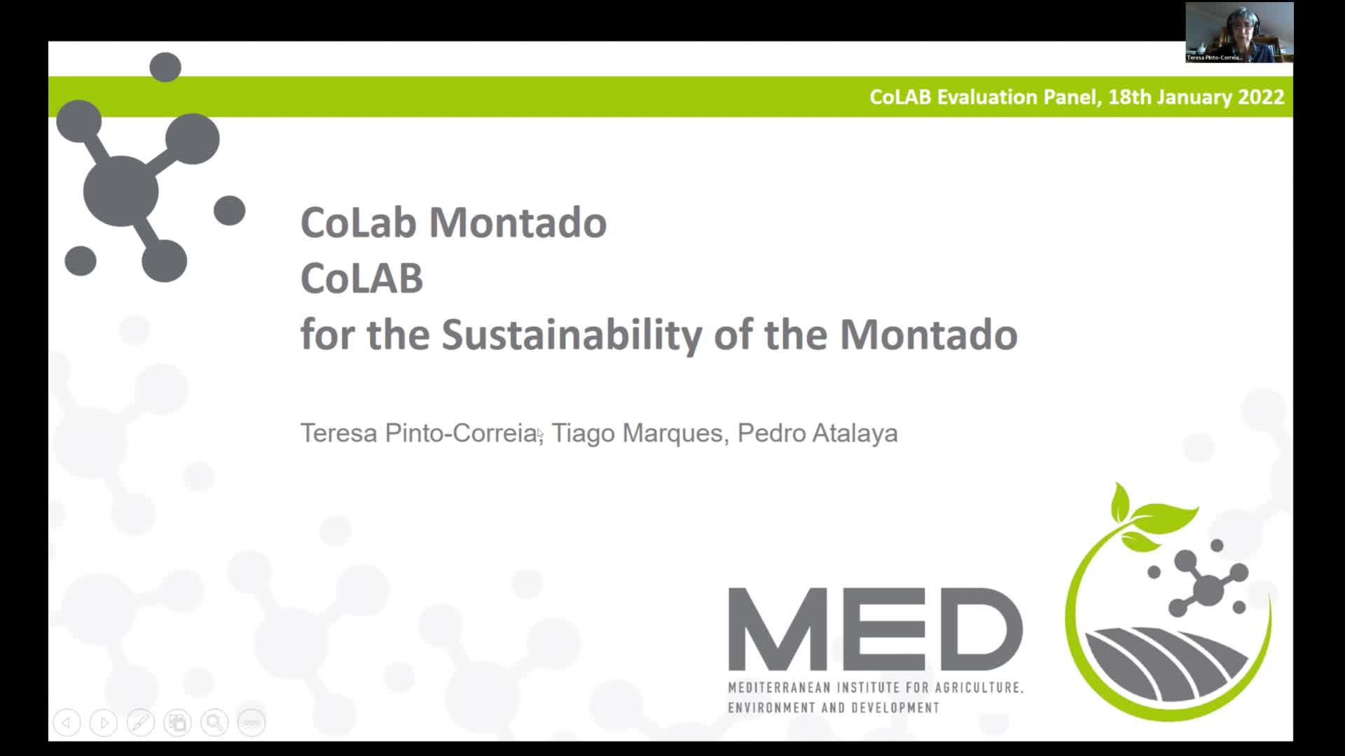  Apresentação: CoLAB_Montado_Laboratório Colaborativo para a Sustentabilidade do Montado