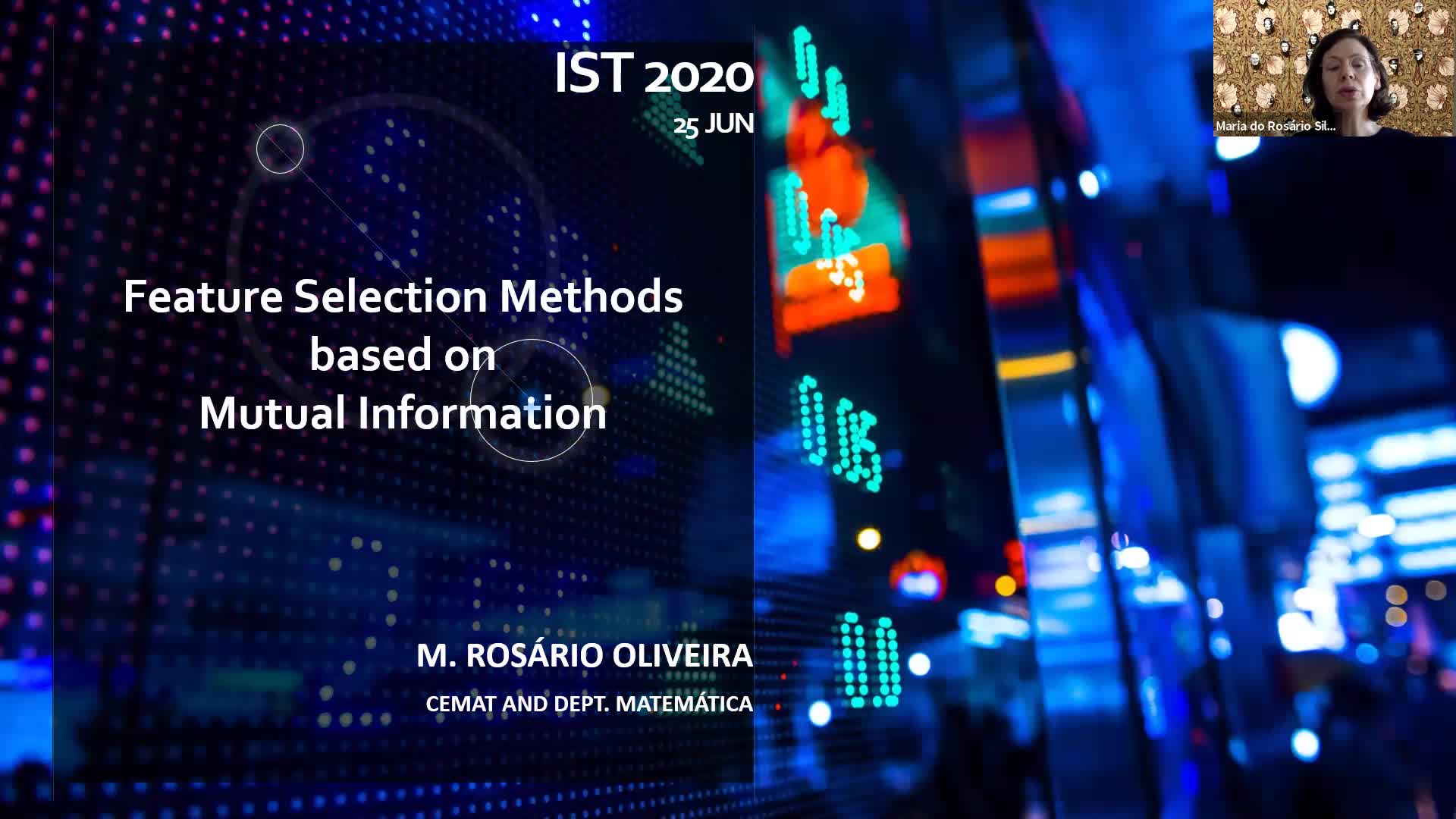 2020.06.25 Theoretical foundations of forward feature selection methods based on mutual information