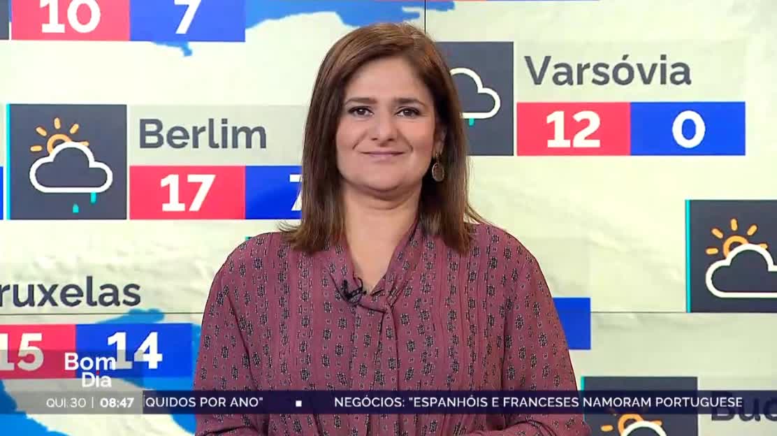  Previsão do estado do tempo, RTP1, 30-03-2023, IPMA.