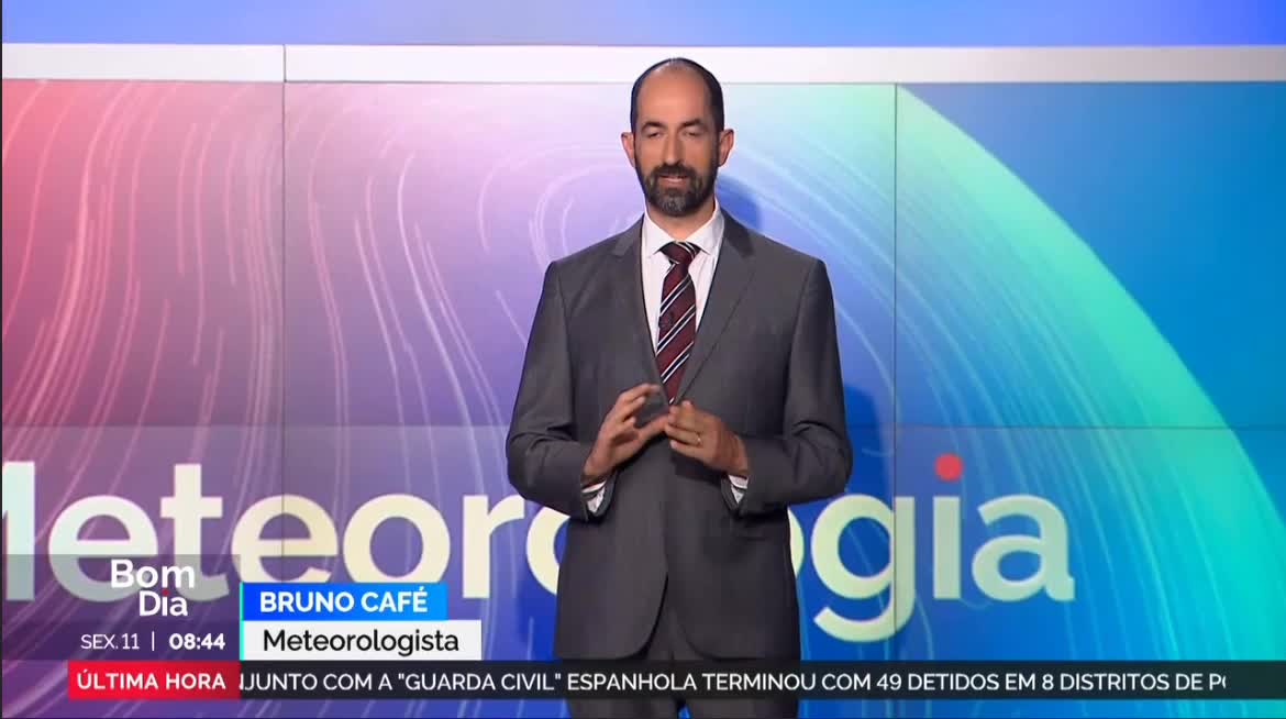  Previsão do estado do tempo, RTP1, 11-07-2025, IPMA.