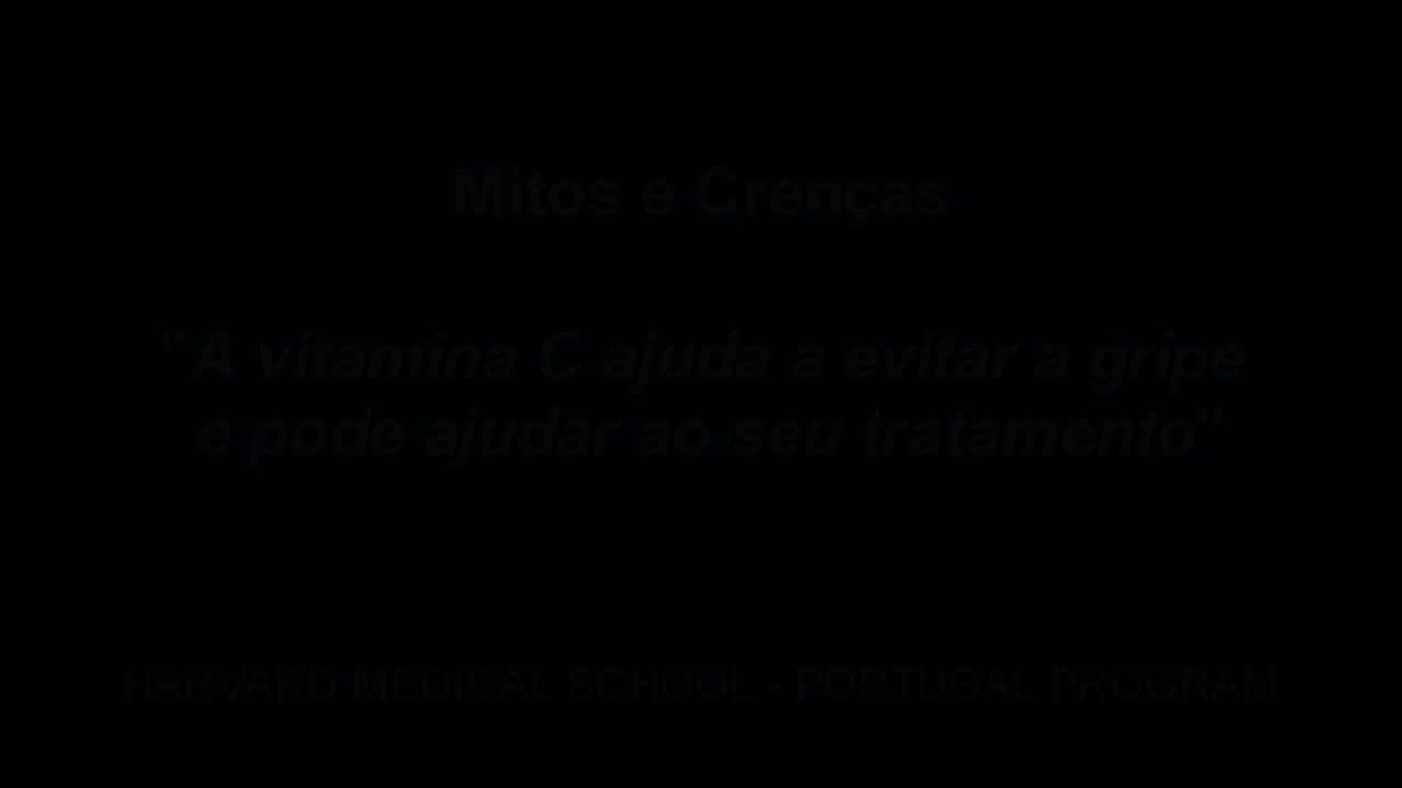 Mitos e Crenças: “A vitamina C ajuda a evitar a gripe e pode ajudar ao seu tratamento”