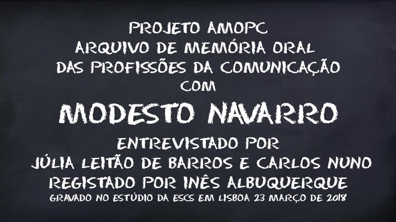 António Modesto Navarro - parte 6 de 6