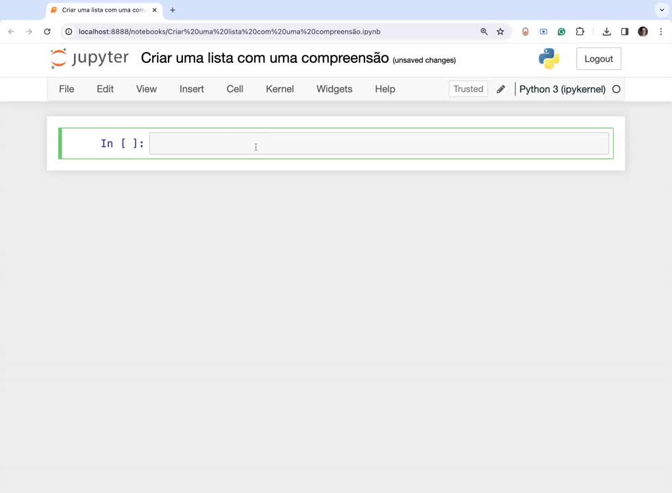  Listas: Compreensões