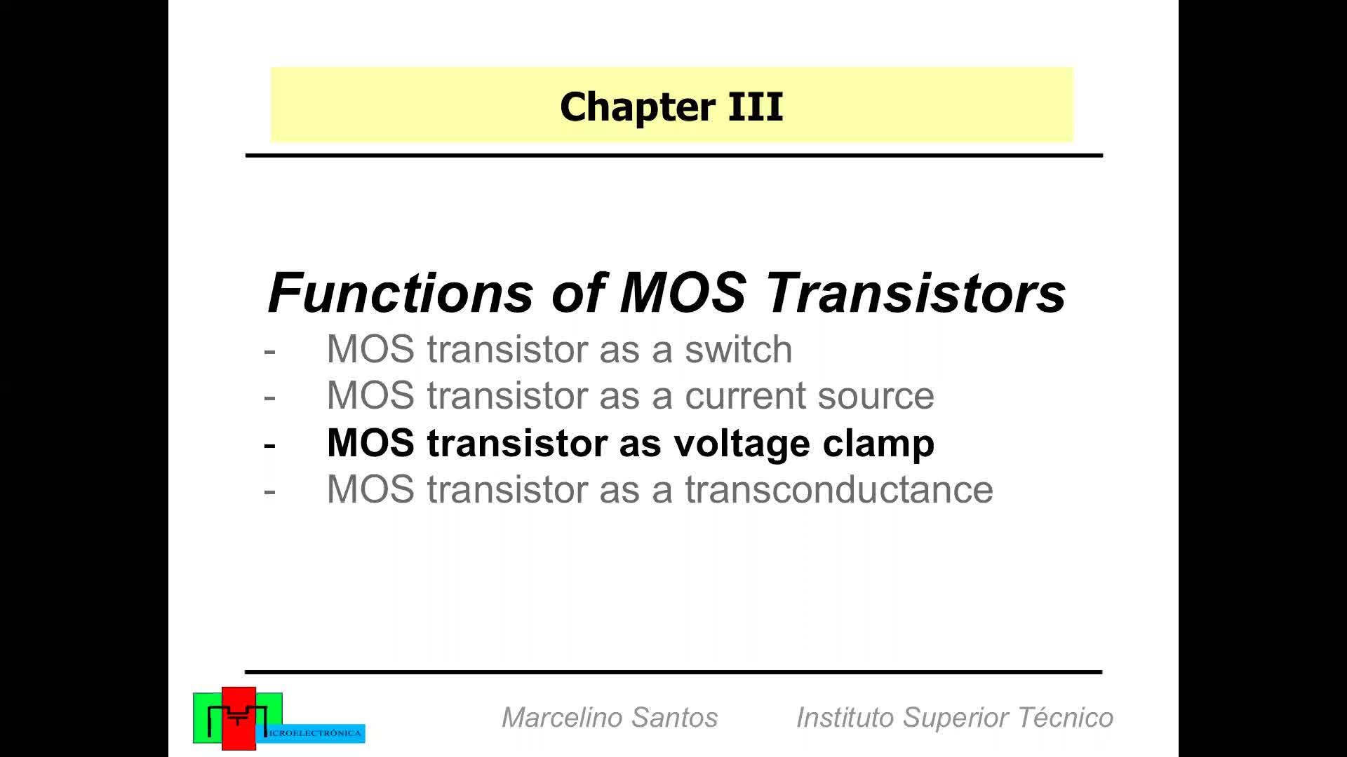 12 - MOS as voltage clamp