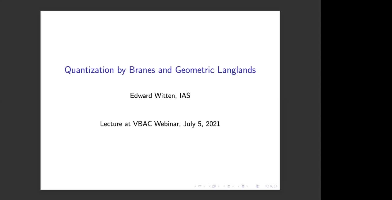  Quantization by Branes and Geometric Langlands