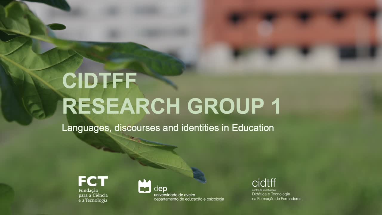  CIDTFF Research Group 1 - Languages, discourses and identities in education