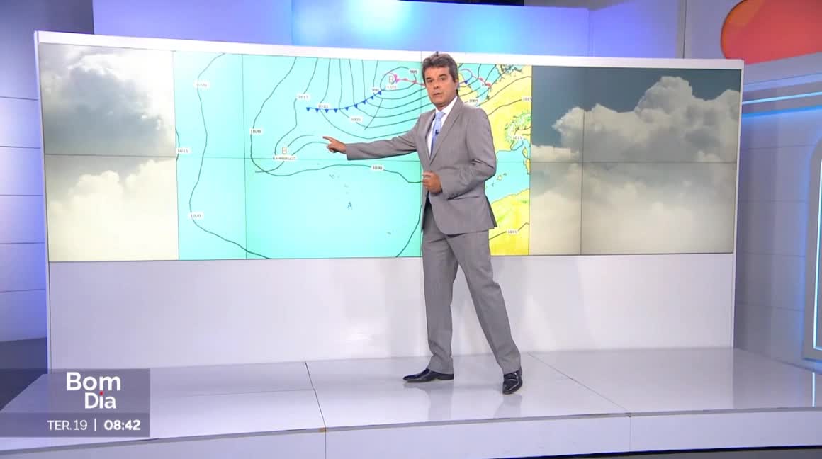  Previsão do estado do tempo, RTP1, 19-09-2023, IPMA.