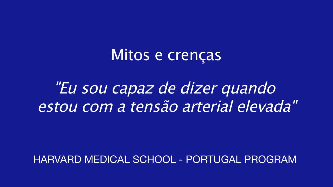 Mitos e crenças: Eu sou capaz de dizer quando estou com a tensão arterial elevada