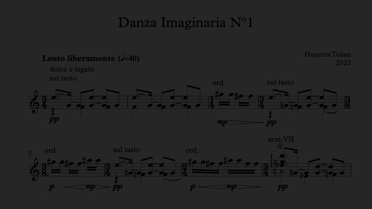  Danza Imaginaria Nº1