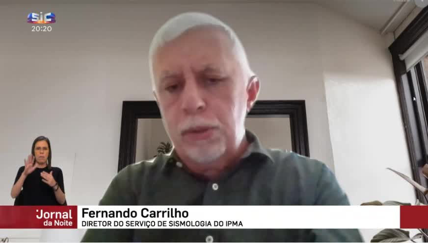  Fernando Carrilho na SIC Notícias sobre sismo de 16 de setembro de 2023