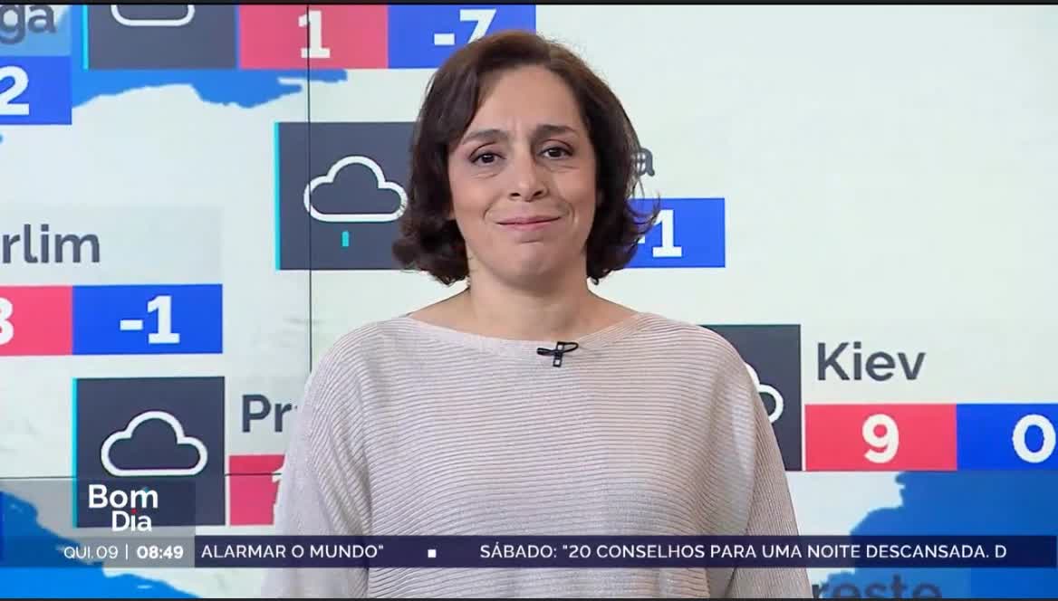  Previsão do estado do tempo, RTP1, 09-03-2023, IPMA.