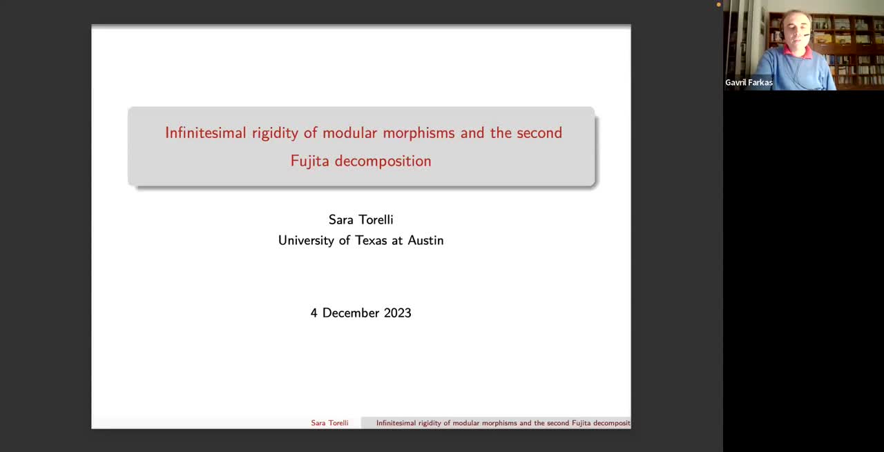 Infinitesimal rigidity of modular morphisms and the second Fujita decomposition